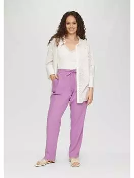 Тканевые брюки QS, фиолетовый