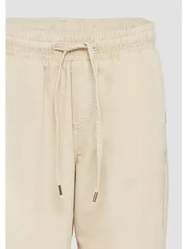 Тканевые брюки QS Hose lang, бежевый