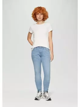 Тканевые брюки QS Jeans-Hose lang, синий