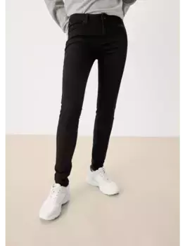 Тканевые брюки QS lang, черный