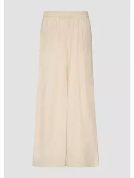 Тканевые брюки QS lang, кремовый