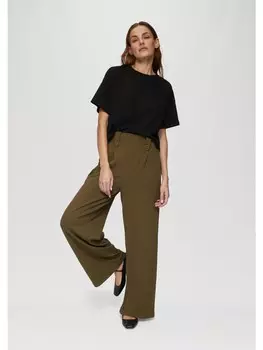 Тканевые брюки QS lang, оливковый