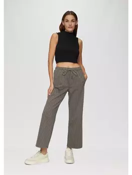 Тканевые брюки QS lang, серый