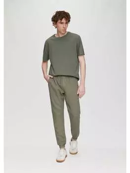 Тканевые брюки QS, оливковый