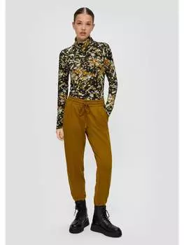 Тканевые брюки QS, оливковый