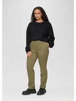 Тканевые брюки QS, оливковый