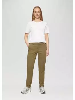 Тканевые брюки QS, оливковый