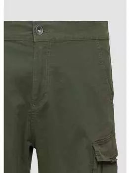 Тканевые брюки QS, оливковый