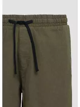 Тканевые брюки QS, оливковый