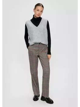 Тканевые брюки QS, оранжевый