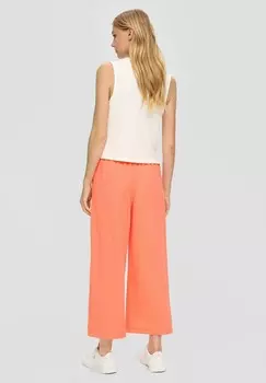 Тканевые брюки QS, оранжевый