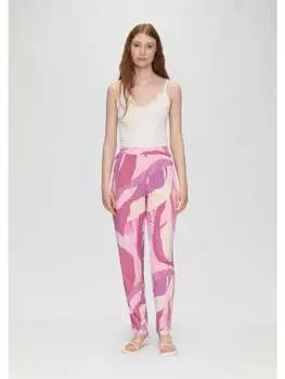 Тканевые брюки QS, розовый