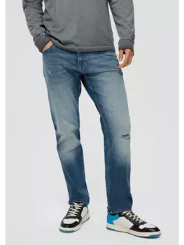 Тканевые брюки QS, синий