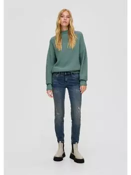 Тканевые брюки QS, синий