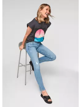 Тканевые брюки QS, синий