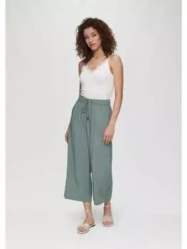 Тканевые брюки QS, зеленый