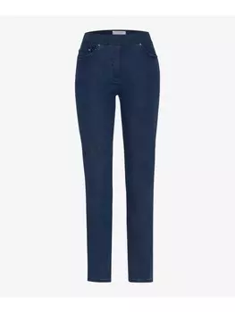 Тканевые брюки Raphaela by Brax Straight Jeans, цвет stoned