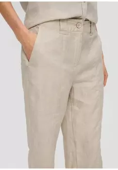 Тканевые брюки REGULAR WEITEM BEIN s.Oliver, бежевый