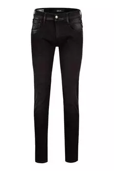 Тканевые брюки Replay Slim fit Jeans 11.5 Oz Recycled Hyperflex Stretch Denim, черный