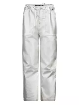 Тканевые брюки Retour Hose, серебряный