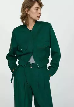 Тканевые брюки ROBBIE Mango, зеленый