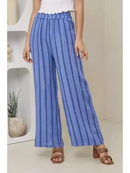 Тканевые брюки Rodier Lin, цвет blau/dunkelblau