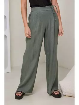 Тканевые брюки Rodier Lin, хаки