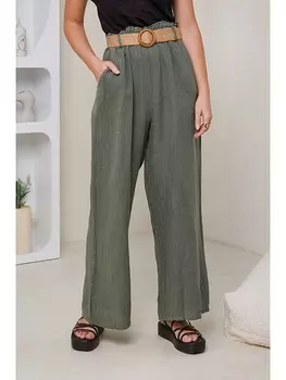 Тканевые брюки Rodier Lin, хаки