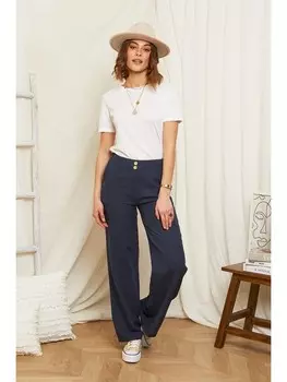 Тканевые брюки Rodier Lin, темно-синий