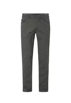 Тканевые брюки с эластичным поясом и узором MILTON redpoint, серый