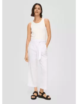 Тканевые брюки s.Oliver, белый
