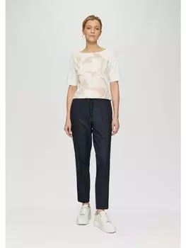 Тканевые брюки s.Oliver BLACK LABEL Hose 7/8, синий