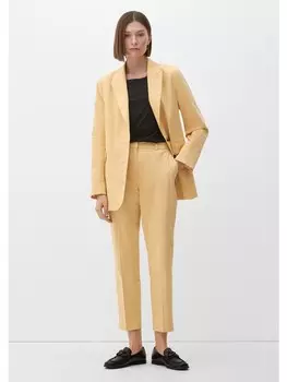 Тканевые брюки s.Oliver BLACK LABEL Hose 7/8, желтый