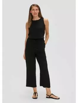 Тканевые брюки s.Oliver, черный