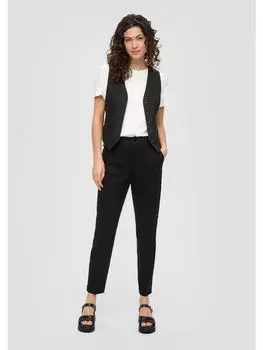 Тканевые брюки s.Oliver, черный