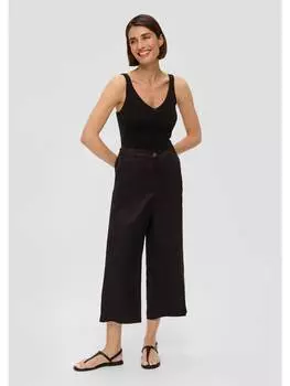 Тканевые брюки s.Oliver, черный