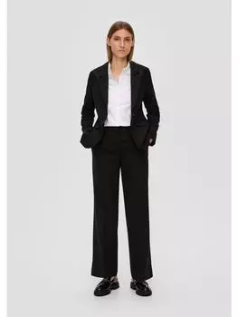 Тканевые брюки s.Oliver, черный