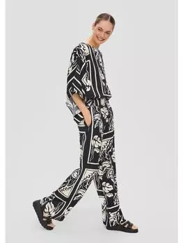 Тканевые брюки s.Oliver, черный