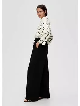 Тканевые брюки s.Oliver, черный