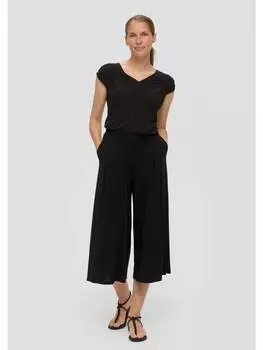 Тканевые брюки s.Oliver, черный