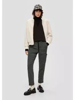 Тканевые брюки s.Oliver, черный