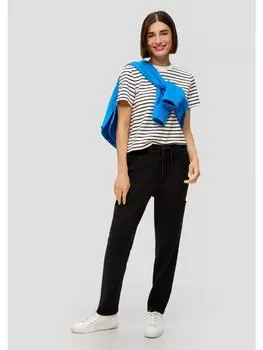 Тканевые брюки s.Oliver, черный