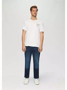 Тканевые брюки s.Oliver Jeans-Hose lang, синий