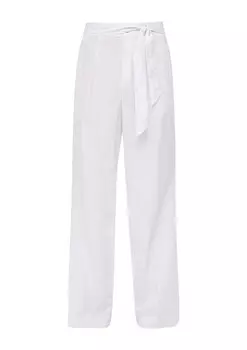Тканевые брюки s.Oliver Wide leg Pants, белый