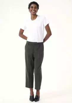 Тканевые брюки SAKURA CROPPED ZIPPER Kaffe, черный