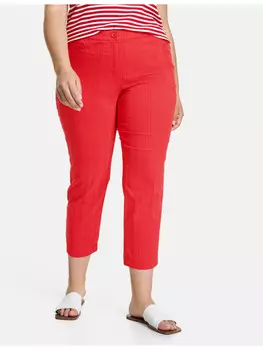 Тканевые брюки SAMOON, цвет power red