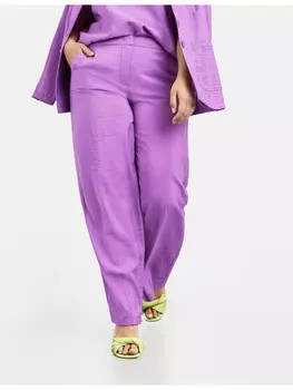 Тканевые брюки SAMOON, цвет soft plum