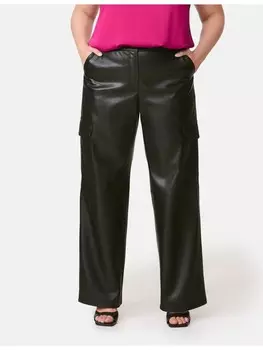 Тканевые брюки SAMOON Freizeit lang, черный