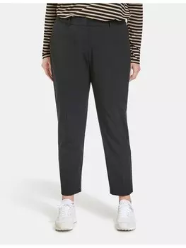 Тканевые брюки SAMOON Tuch/Kombi verkrzt, черный