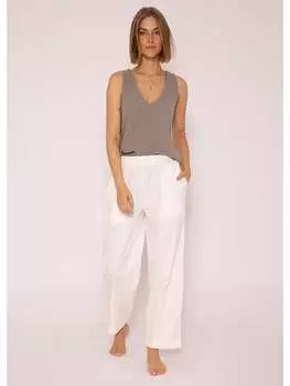 Тканевые брюки SASSYCLASSY, белый